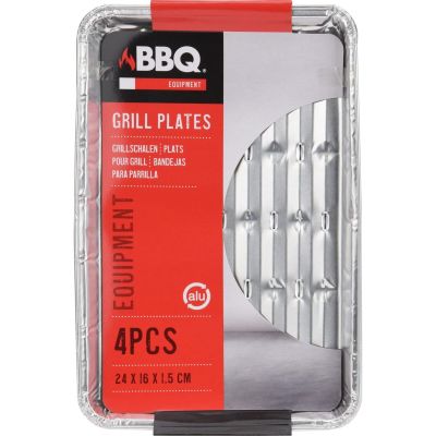 7. ALUMINUM GRILL TRAYS 24x16CM 4PCS