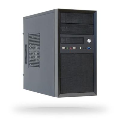 6. Chieftec CT-01B-OP case (Micro ATX; black)
