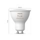 3. Philips Hue White and color ambiance Smart spotlight GU10 (3-pack)