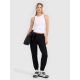 6. Women's slim ribbed knit top 4F 4FRAW25TSLEF310-10S