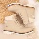 18. Insulated hiking boots NEWS W EVE249A beige