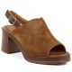 Women's leather suede high-heeled sandals Vinceza 26-39995