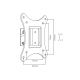 6. BLOW 76-852# monitor wall mount (wall, tiltable; 10" - 25"; max. 20kg)