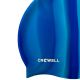 6. Crowell Multi Flame Silicone Swimming Cap, col. 13