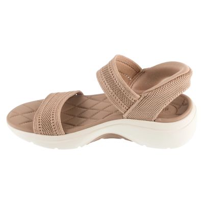 2. Skechers Slip-Ins: GO Walk Arch Fit 2.0 Sandals – Kennedy 140844-TAN Beige 36