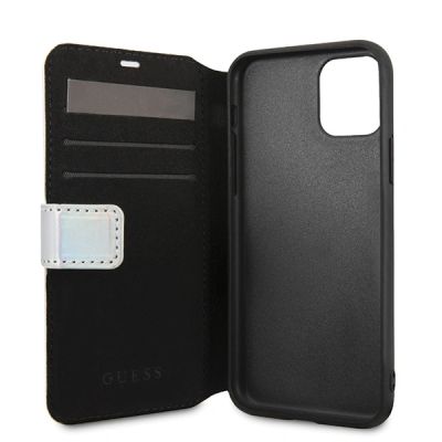 7. Guess GUFLBKN65BLD iPhone 11 Pro Max silver/silver book Iridescent