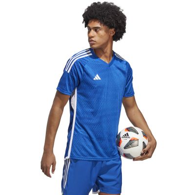 10. Men's adidas Tiro 23 Competition Match Jersey blue HT5684