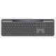 2. Logitech Signature Slim Solar+ K980 for Business Keyboard Universal RF Wireless + Bluetooth QWERTZ German Graphite
