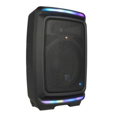 23. V-TONE OrionX 14 ACCU - Active speaker, black, rechargeable, Bluetooth, TWS, USB, AUX, FM, DSP, extendable handle, transport wheels, 135W RMS