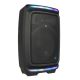 23. V-TONE OrionX 14 ACCU - Active speaker, black, rechargeable, Bluetooth, TWS, USB, AUX, FM, DSP, extendable handle, transport wheels, 135W RMS