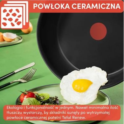 4. Ceramic frying pan 28cm Tefal RENEWAL