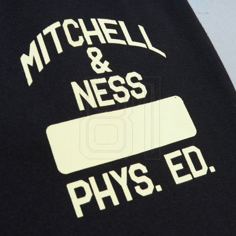 3. Mitchell &amp; Ness Branded Fashion Graphic Sweatpants M PSWP5533-MNNYYPPPBLCK