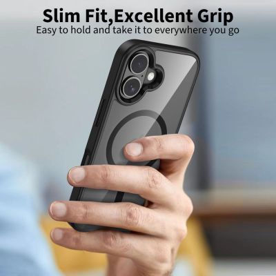 5. Tech-Protect MagMat MagSafe Case for iPhone 17 - Clear Black