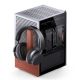 19. Jonsbo T6 Mini-Tower PC Case, Mini-ITX, Tempered Glass, Wood - Silver