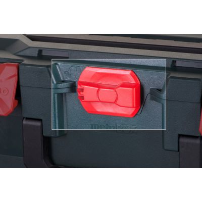 9. METABO W 18 LTX 150 QUICK angle grinder (600404650) + metaBOX 165 L case Green, Black