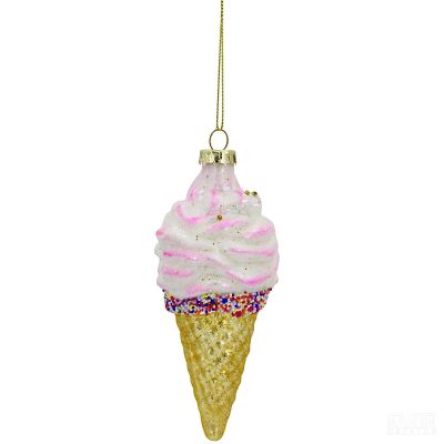 2. GLASS BALL MAT ICE CREAM MICA