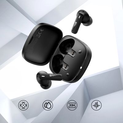10. Baseus Bowie E19 TWS In-Ear Wireless Headphones - Black