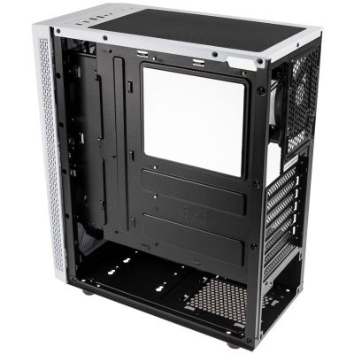 9. Gaming Case, Kolink VOID WHITE Midi Tower Case, white