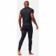 6. Men’s Odlo Active F-Dry Light Short-Sleeve Technical Sports Shirt, Breathable, Black (141162/15000)