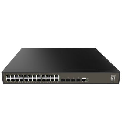 3. LevelOne GB/L2+ 28-Port 19" 2.5 Gbps Managed Switch