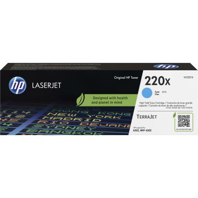 24. HP Original 220X LaserJet Cyan Toner Cartridge