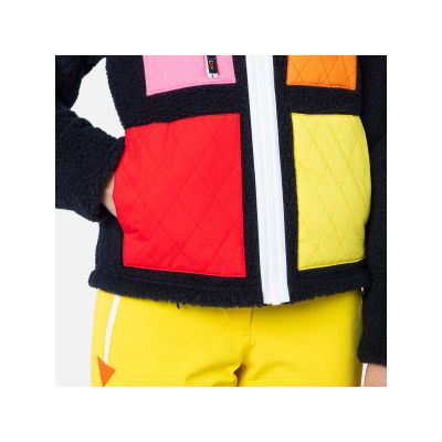 4. Rossignol W On Air Fleece Jkt Blue Sweatshirt