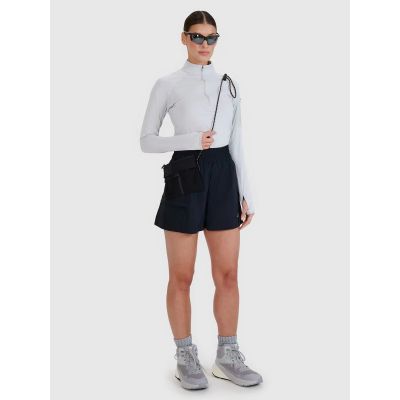 2. Women's trekking shorts with a detachable pouch 4F 4FWSS25TFSHF0953-20S