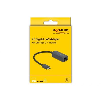 2. DeLOCK Adapter USB Type-C male to 2.5 Gigabit LAN compact