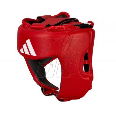 2. adidas IBA Cactus Leather Tournament Helmet ADIIBAH1C-Red