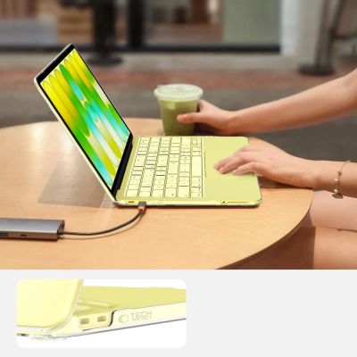 9. Tech-Protect SmartShell Case for McBook Neo 13" - Transparent