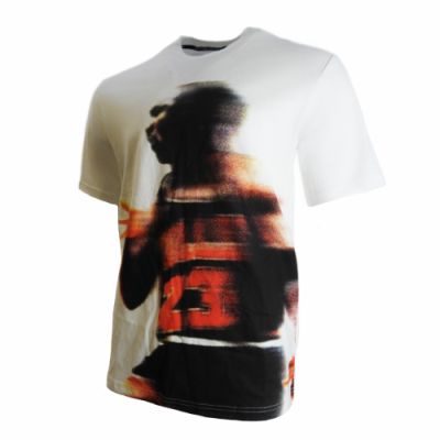 5. Men's Air Jordan Sport Dri-FIT Graphic T-Shirt White - HQ8966-100
