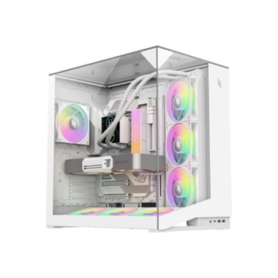 15. GameMax NEX C56 VC WH Midi Tower Computer Security & Mounts White