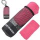2. QUICK-DRYING SPORTS TOWEL WITH STORAGE BAG 80X40CM DUNLOP PINK