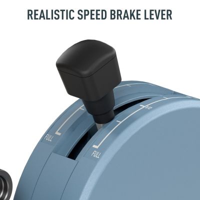 7. Thrustmaster TCA Quadrant Add-On Airbus Edition Black, Blue Flight Sim PC