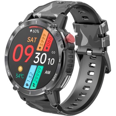 Men's Smartwatch RUBICON RNCF08 Black/Camo SMARUB232