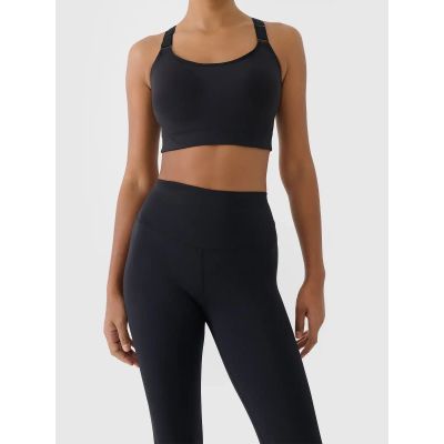 13. Women's 7/8 high waist leggings with quick-drying finish 4F 4FWAW26TFTIF489-20S