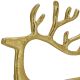 3. DECORATIVE METAL REINDEER 21x40CM GOLD