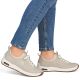 6. Rieker 44562-62 comfortable beige women's shoes