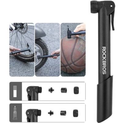 2. Rockbros 42520001001 Bicycle Pump - Black