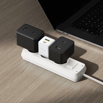 9. Baseus Palm 30W USB-C USB-A Wall Charger - White
