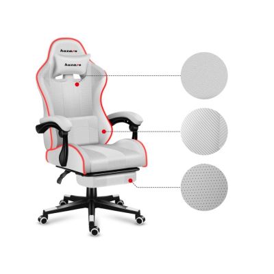 20. Huzaro Force 4.7 RGB White Gaming Chair