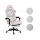20. Huzaro Force 4.7 RGB White Gaming Chair