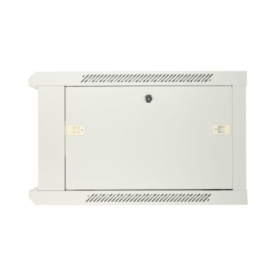 5. Extralink 6U 600x450 ASP Gray wall-mounted rack cabinet, solid sheet metal door