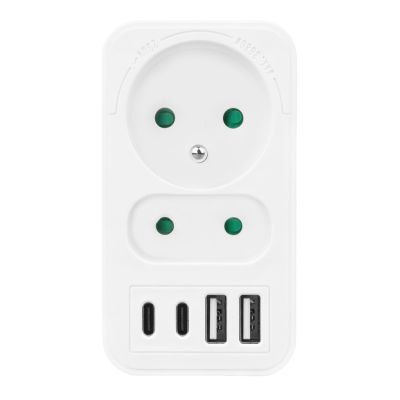 5. MACLEAN 2-Socket Power Outlet + 4x USB MCE249 F/W