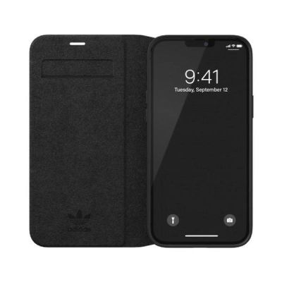 4. Adidas OR Booklet Case BASIC for iPhone 12 Pro Max - Black and White