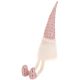 17. SHINY SANTA DECORATIVE gnome 38+20CM PINK