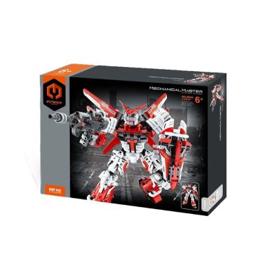 IM.MASTER Mecha warrior red building set 1100 pieces 6824 41094