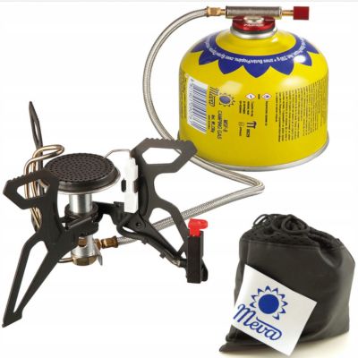 8. Tourist stove with gas heater and piezo igniter SPIDER PRO 3kW