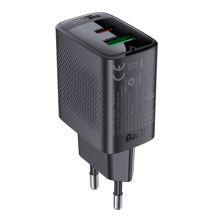Acefast A78 Charger Network GaN USB-A / USB-C PD 20W - Black