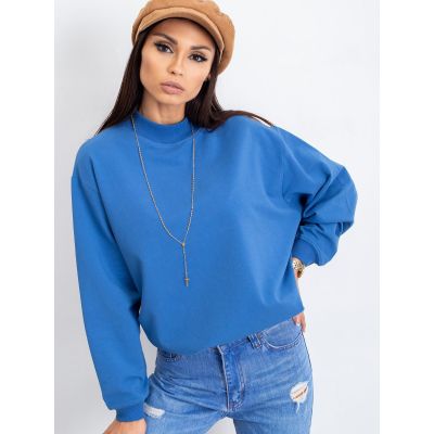 3. Basic blue cotton sweatshirt (RV-BL-5185.73P)